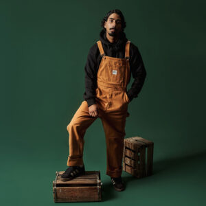 Bib & Brace Overall - Rust - Image 5