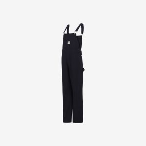 Men's black bib & brace dungaree overall by Sweet-Orr & Co.