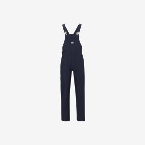 Women's dark wash bib & brace overall by Sweet-Orr & Co.