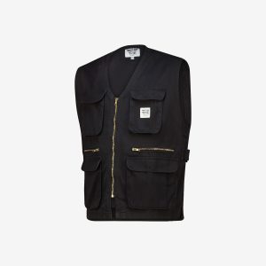 Men's black camera jacket by Sweet-Orr & Co.