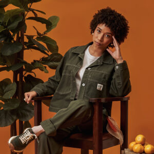 Alternative view of Cropped Shacket - Fatigue