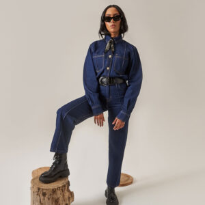 Alternative view of Denim Jeans - Dark wash