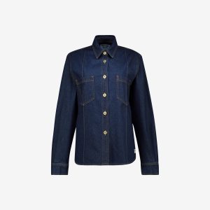 Women's dark wash shirt by Sweet-Orr & Co.