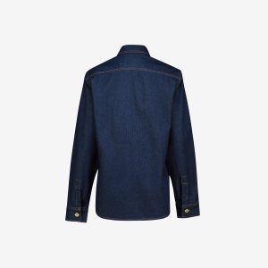 Women's dark wash shirt by Sweet-Orr & Co.