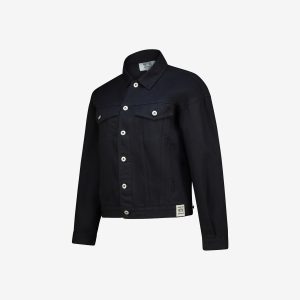 Women's black dropped shoulder wappinger jacket by Sweet-Orr & Co.