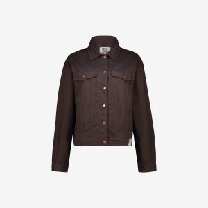 Women's choc dropped shoulder wappinger jacket by Sweet-Orr & Co.
