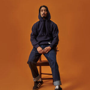 Hoodie - Navy - Image 2