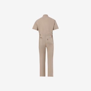 Men's khaki one piece coverall by Sweet-Orr & Co.