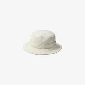Unisex cream overdyed bucket hats by Sweet-Orr & Co.