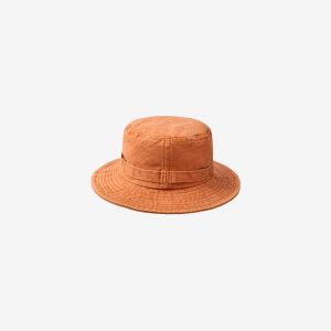 Unisex rust overdyed bucket hats by Sweet-Orr & Co.