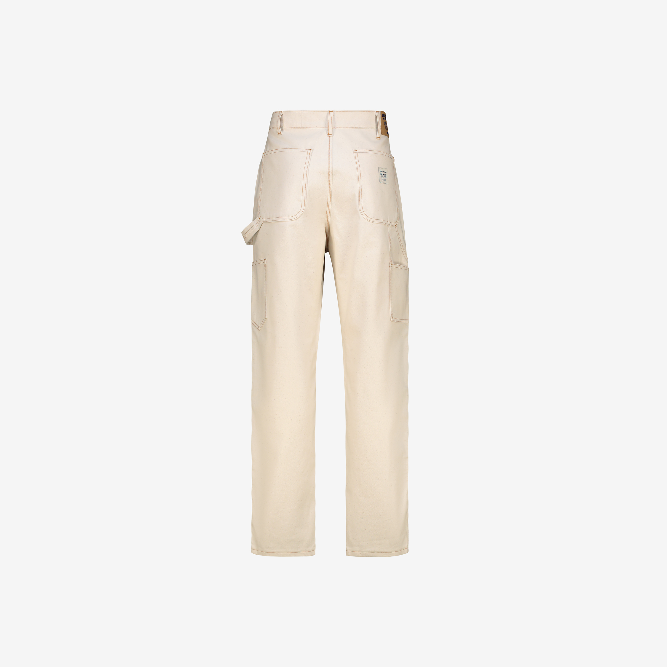 Men's unbleached painters pant with gold stitching by Sweet-Orr & Co.