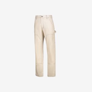 Men's unbleached painters pant with navy stitching by Sweet-Orr & Co.