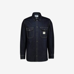 Men's dark wash shacket by Sweet-Orr & Co.