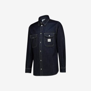 Men's dark wash shacket by Sweet-Orr & Co.
