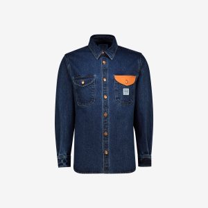 Men's medium wash shacket by Sweet-Orr & Co.