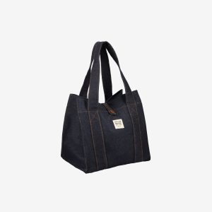 Unisex indigo shopping bag by Sweet-Orr & Co.