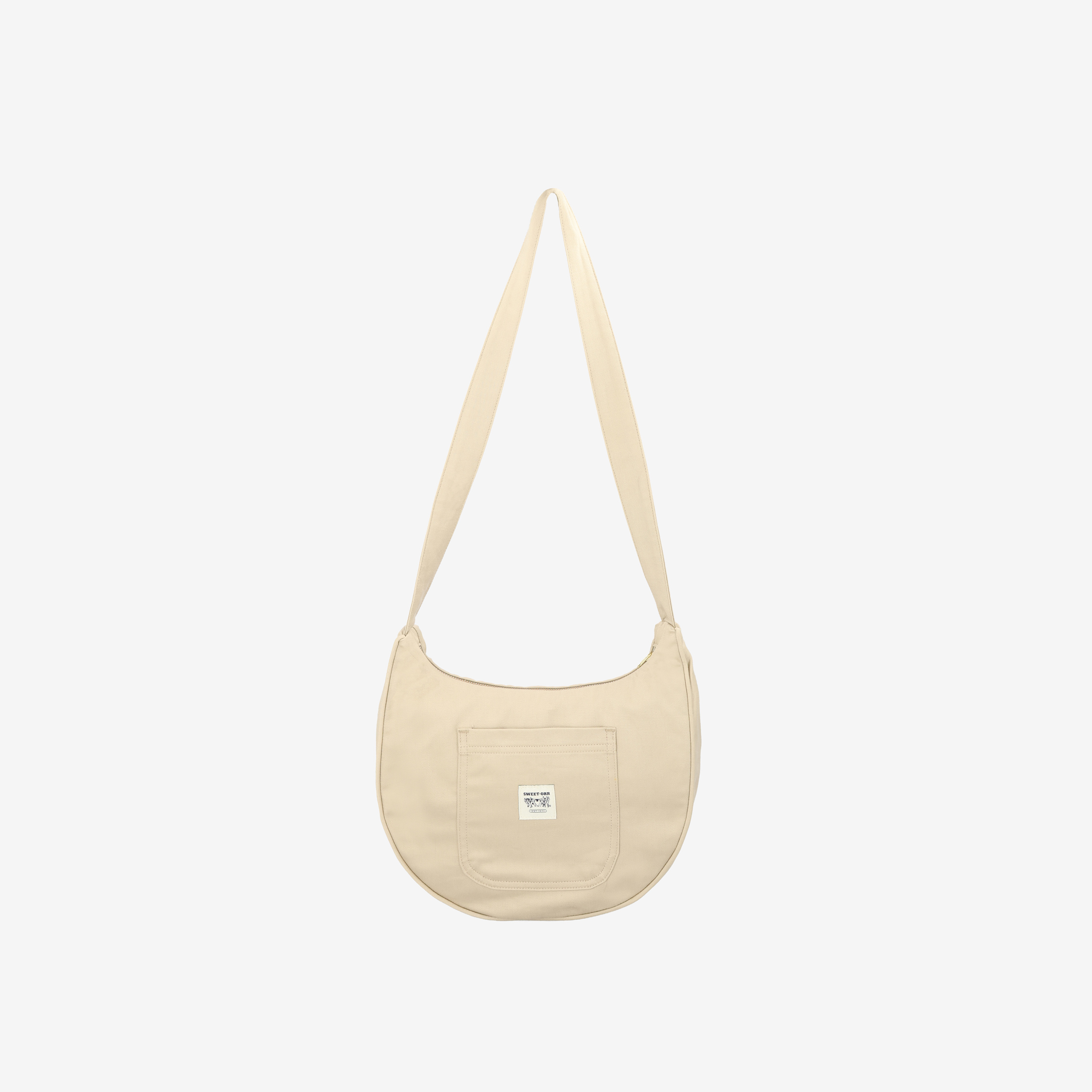 Unisex cream sling bag by Sweet-Orr & Co.