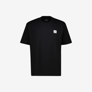 Black 250gsm 100% cotton Sweet-Orr & Co. boxy T-shirt with short sleeves and crew neckline