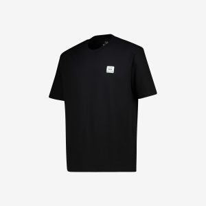 Black 250gsm 100% cotton Sweet-Orr & Co. boxy T-shirt with short sleeves and crew neckline