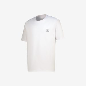 White 250gsm 100% cotton Sweet-Orr & Co. boxy T-shirt with short sleeves and crew neckline