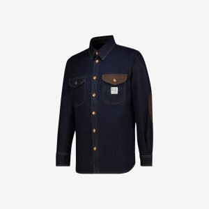 Men's dark wash shacket by Sweet-Orr & Co.